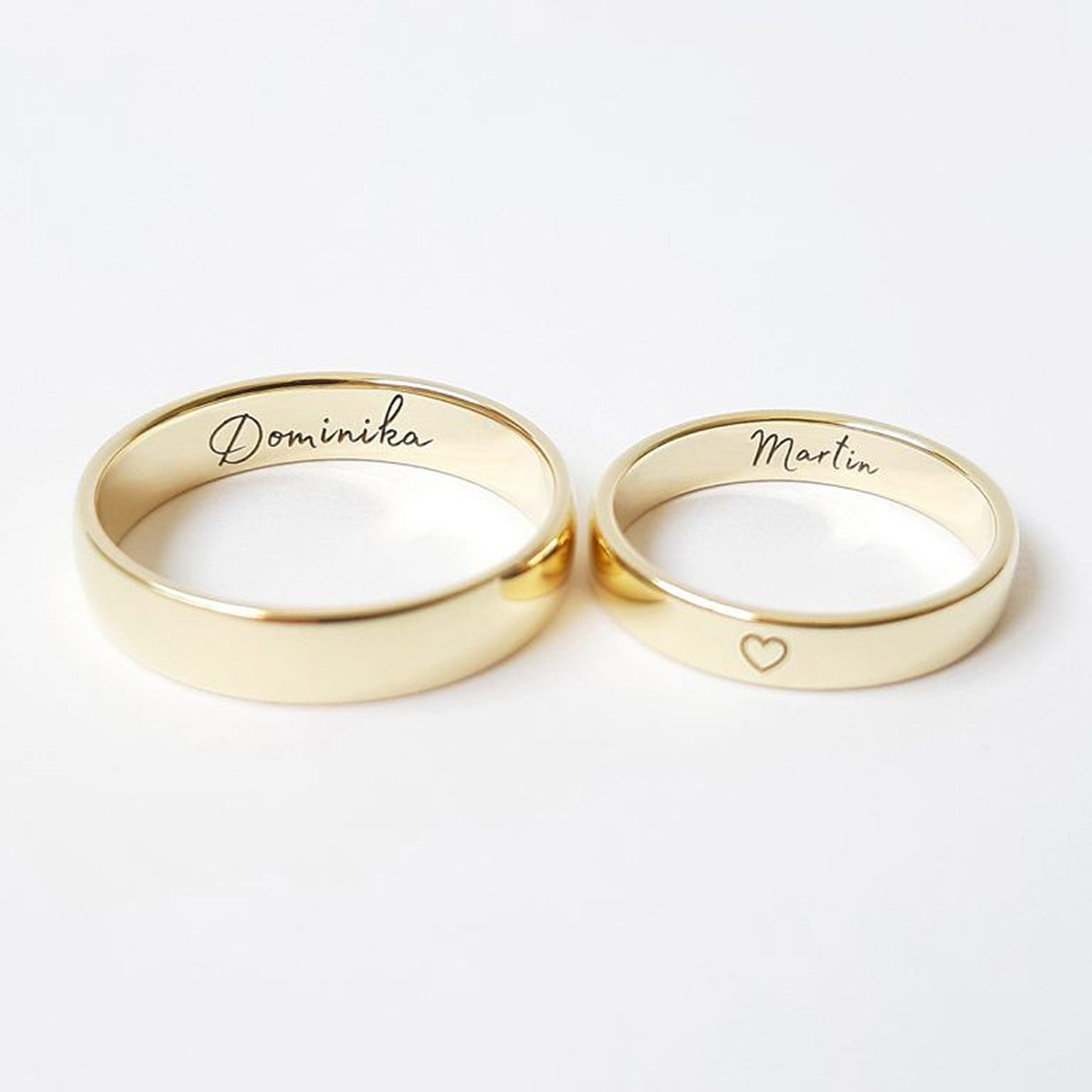 One Word Ring Engravings